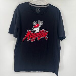 Mazatlan Venados Size XL Black Baseball Graphic T Shirt Streetwear